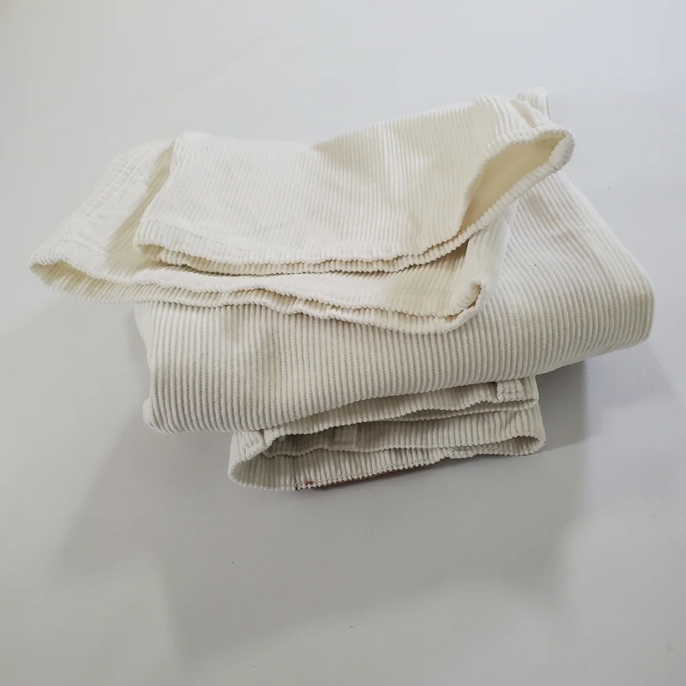 BDG Wide Leg Pants in Cream